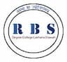 Raj Bahadur Singh Degree College - [RBS] logo