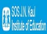 Sos JN Kaul Institute of Education logo