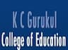 KC Gurukul College of Education logo