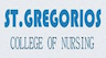 St Gregorios college of nursing Parumala logo
