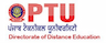 Directorate of Distance Education, I.K Gujral Punjab Technical University logo
