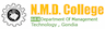 N.M.D College, Department of Management Technology logo