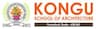 Kongu School of Architecture , Perundurai logo