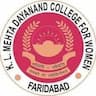 KL Mehta Dayanand College for Women logo