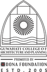 Guwahati College of Architecture and Planning logo