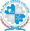P.A First Grade College logo
