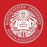Northeastern University logo Northeastern University logo