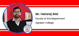 Agrasen College, Faculty at Arts Department – Mr. Hansraj Atal