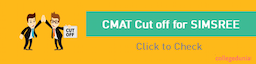 CMAT Cut off 2021 for SIMSREE