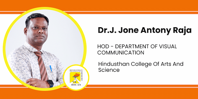 Hindusthan College Of Arts And Science, HOD of Visual Communication: Dr.J. Jone Antony Raja Interview