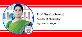 Agrasen College, Faculty at Chemistry  Department – Prof. Sunita Rawat