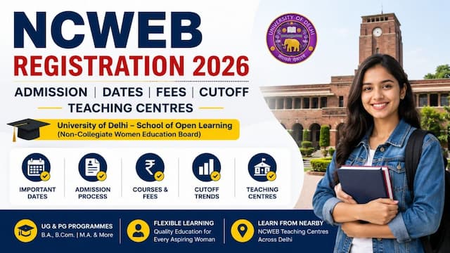 NCWEB Admission 2026