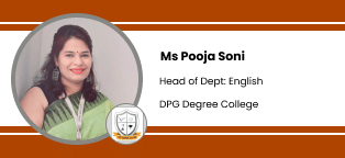 DPG Degree College, Gurgaon, Haryana, Head of department (English): Ms. Pooja Soni Interview