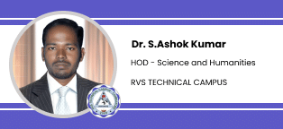 RVS Technical Campus, HOD Science And Humanities: Dr. S. Ashok Kumar Interview