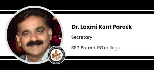 S.S.G P.G Pareek P G College, Jaipur, Secretary: Dr. Laxmi Kant Pareek Interview