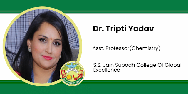 S.S. Jain Subodh College Of Global Excellence, Asst. Professor(Chemistry): Dr. Tripti Yadav Interview