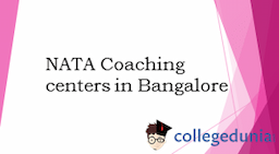 NATA Coaching centers in Bangalore