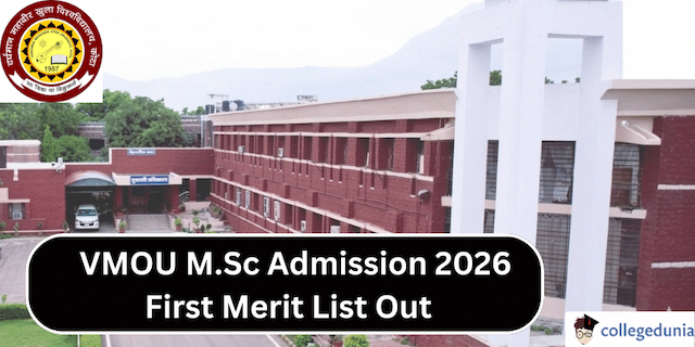 VMOU MSc Admission 2026 First Merit List Out Counselling to Begin From March 11
