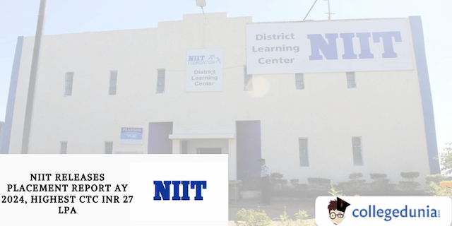 NIIT Releases Placement Report AY 2024, Highest CTC INR 27 LPA