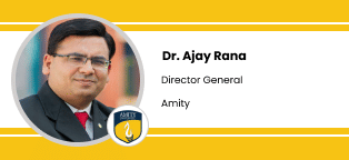 Amity University Greater Noida, Director General: Dr. Ajay Rana Interview