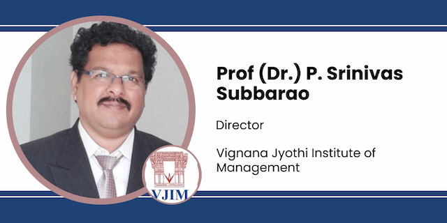 Vignana Jyothi Institute of Management, Director: Prof (Dr.) P. Srinivas Subbarao Interview