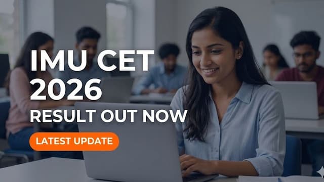 IMU CET 2026 Result Out at imu.cbexams.com; Check Steps to Download Rank Card