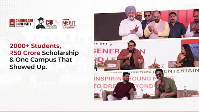 Chandigarh University Felicitates 2,000+ Academic Achievers at Two-Day UP Scholars' Summit 2026