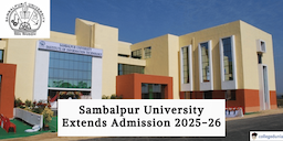 Sambalpur University Extends Admission for 2025-26, Apply by October 5; Check Details Here!