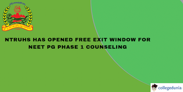 AP NEET PG Counselling 2024: Free Exit for Phase 1 PG Seats under CQ and MQ Quota Begins
