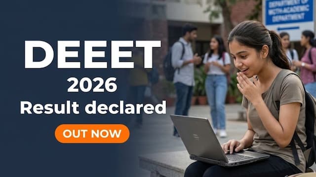 DEEET 2026 Result Declared at deeet.tripura.gov.in; Check Direct Link to Download Scorecard