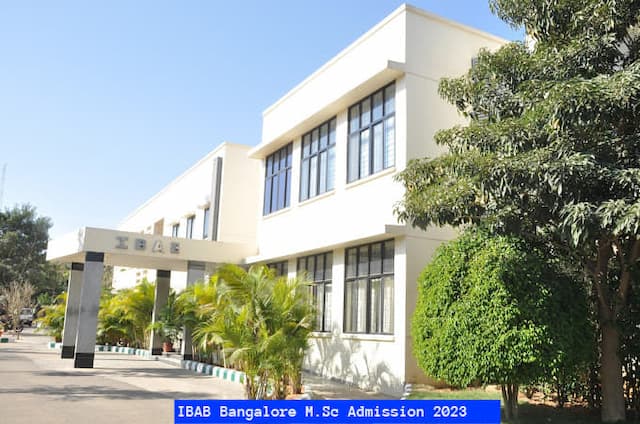 IBAB Bangalore M.Sc Admission 2023 Open; Apply Till May 13