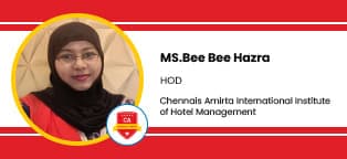 Chennais Amirta International Institute of Hotel Management, Hyderabad, Head of Finance and Management Department: MS.Bee Bee Hazra Interview