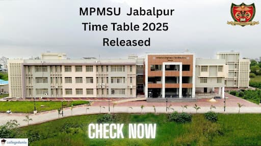 MPMSU Jabalpur Time Table 2025