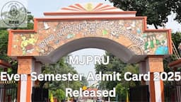 MJPRU Even Semester Admit Card 2025 Released; Download @mjpru.ac.in