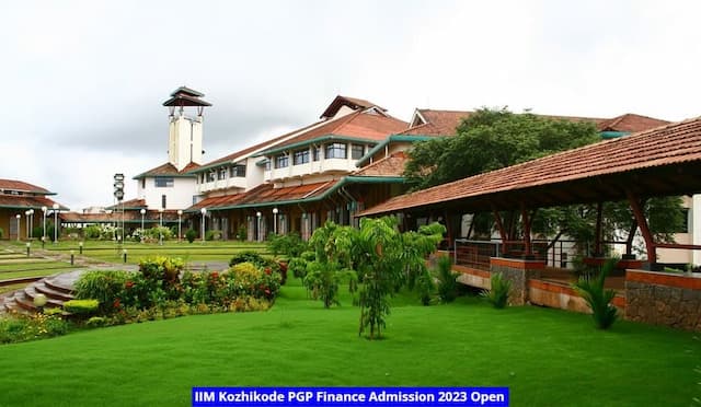 IIM Kozhikode PGP Finance Admission 2023 Open; Apply till March 24