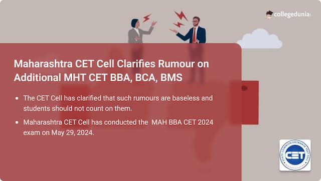Maharashtra CET Cell Clarifies Rumour on Additional MHT CET BBA, BCA, BMS; Check Details Here