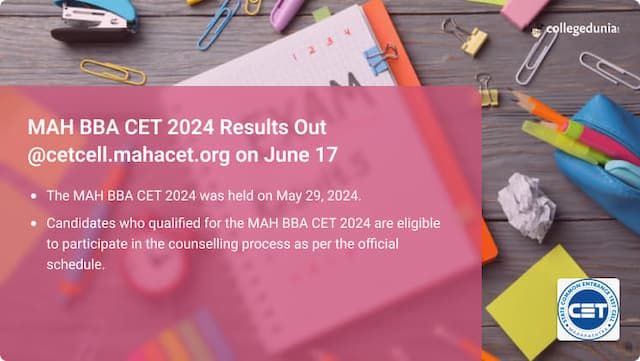MAH BBA CET 2024 Results Out @cetcell.mahacet.org on June 17, Get Direct Link here