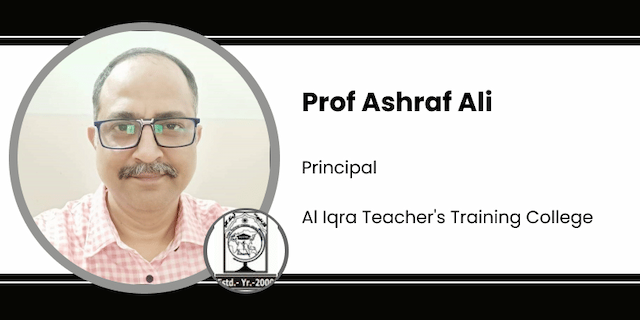 Al Iqra Teacher's Training College, Principal: Prof Ashraf Ali Interview