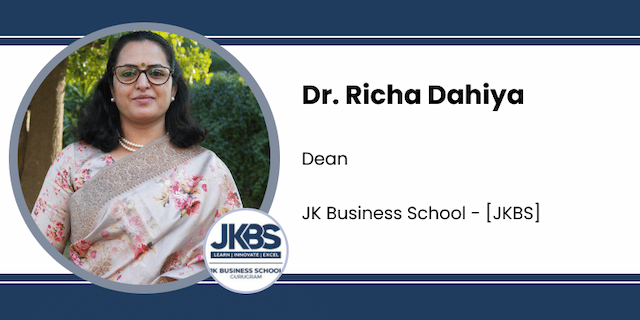 JK Business School, Dean: Dr. Richa Dahiya Interview