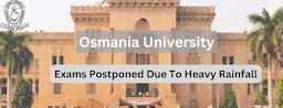 Osmania University Exams Postponed Due To Heavy Rainfall in Telangana; Check Details Here
