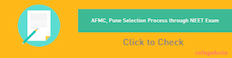NEET 2025 Cut off for AFMC Pune and Selection Process
