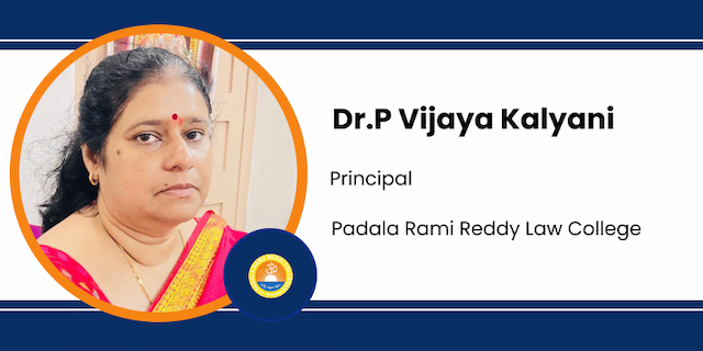 Padala Rami Reddy Law College, Principal: Dr.P Vijaya Kalyani Interview
