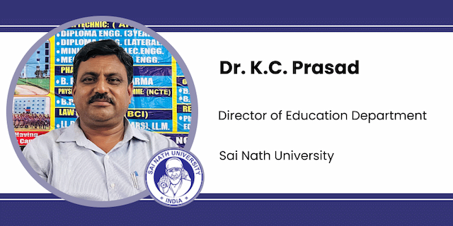 Interview Dr K C Prasad Director of Education Department at Sai Nath University