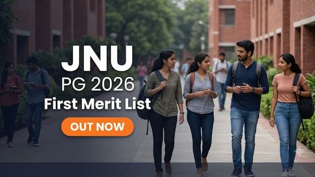 JNU PG First Merit List 2026 Out Pre Enrolment Deadline June 28
