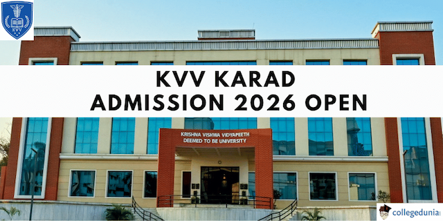 KVV Karad Admission 2026 Open