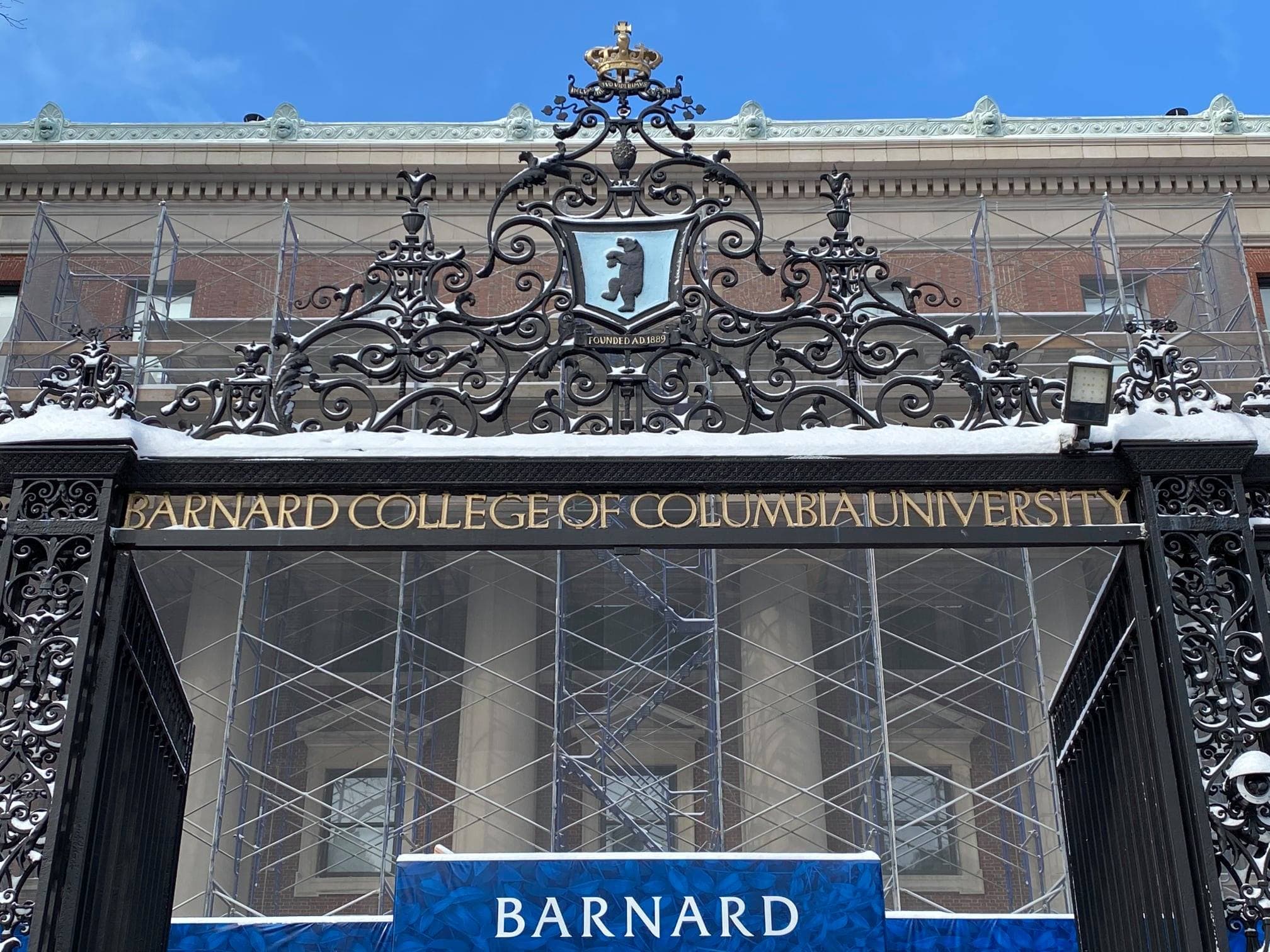 Barnard College banner