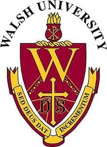 Walsh University logo Walsh University logo
