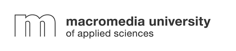 Macromedia University of Applied Sciences logo Macromedia University of Applied Sciences logo