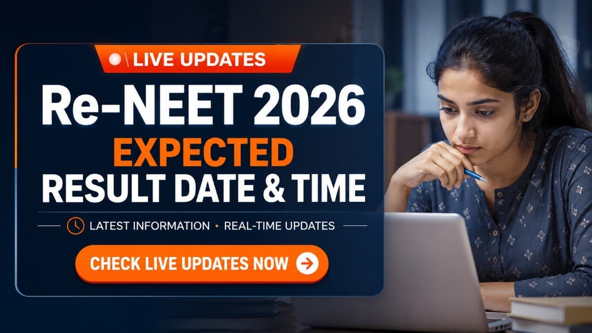 NEET Result 2026 by July 20 at neet.nta.nic.in- Check Live Updates