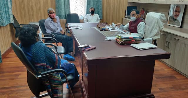 HRD Minister Ramesh Pokhriyal holds meeting with CBSE, NTA